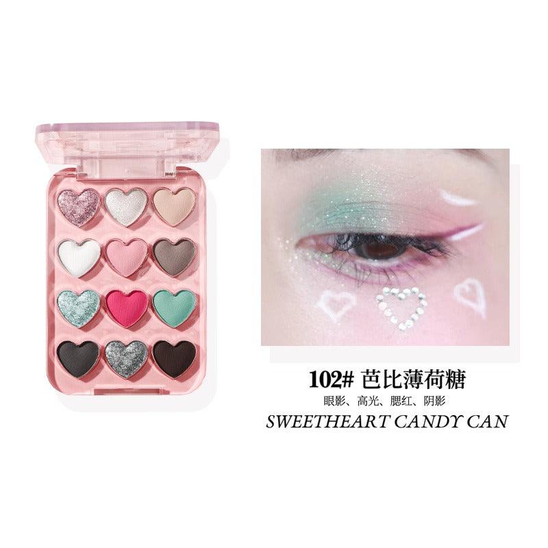 Dream Ballet 12 Colors Eyeshadow Palette 6.6g