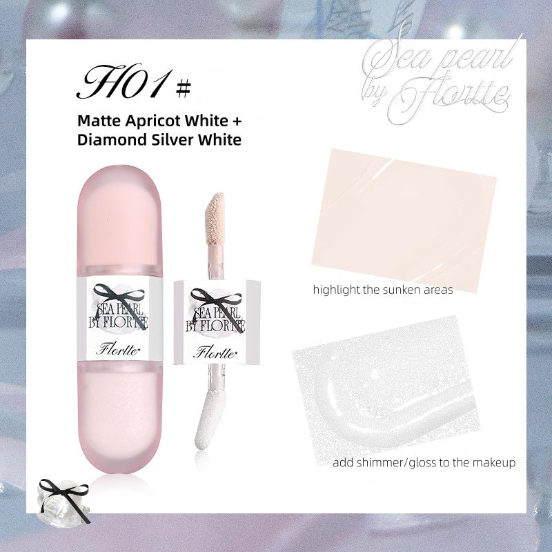 Flortte Sea Pearl Double Ended Highlight Contour Liquid 4.3g 4.6g