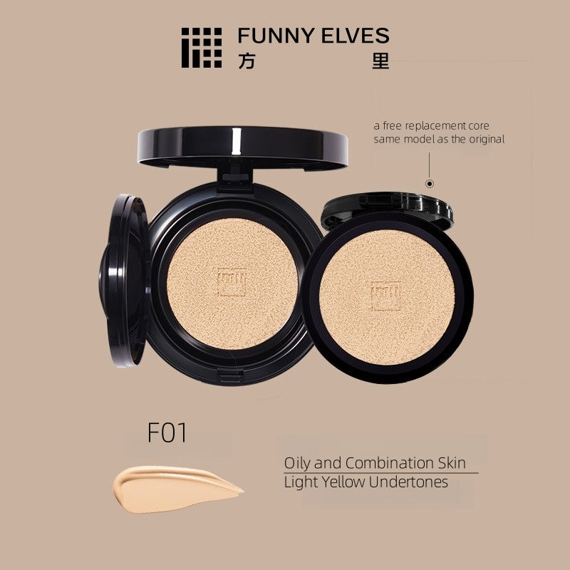 Funny Elves Cushion Foundation Oily Skin Formula 10g*2
