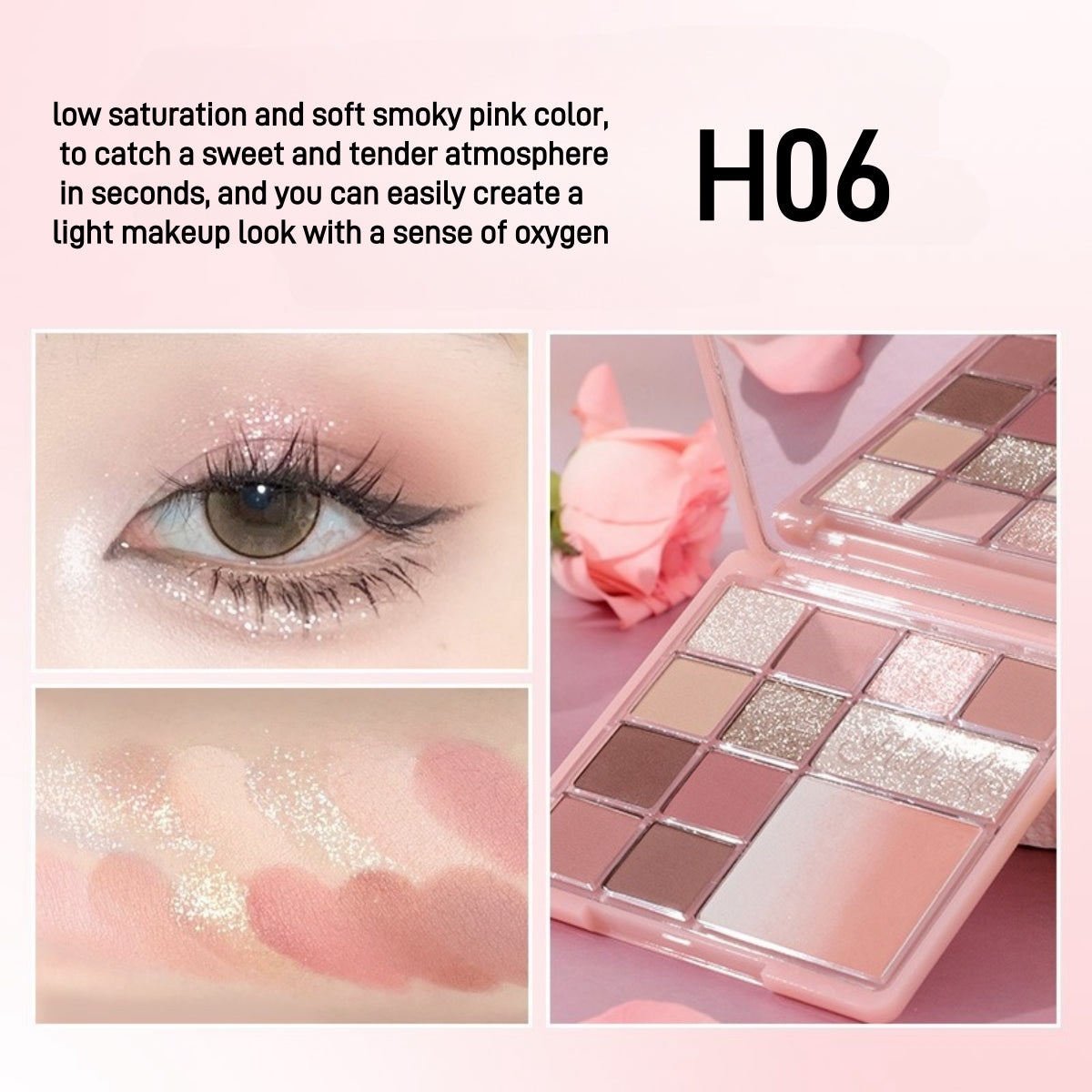 Floral Comprehensive Powder Palette 12 Colors 15g