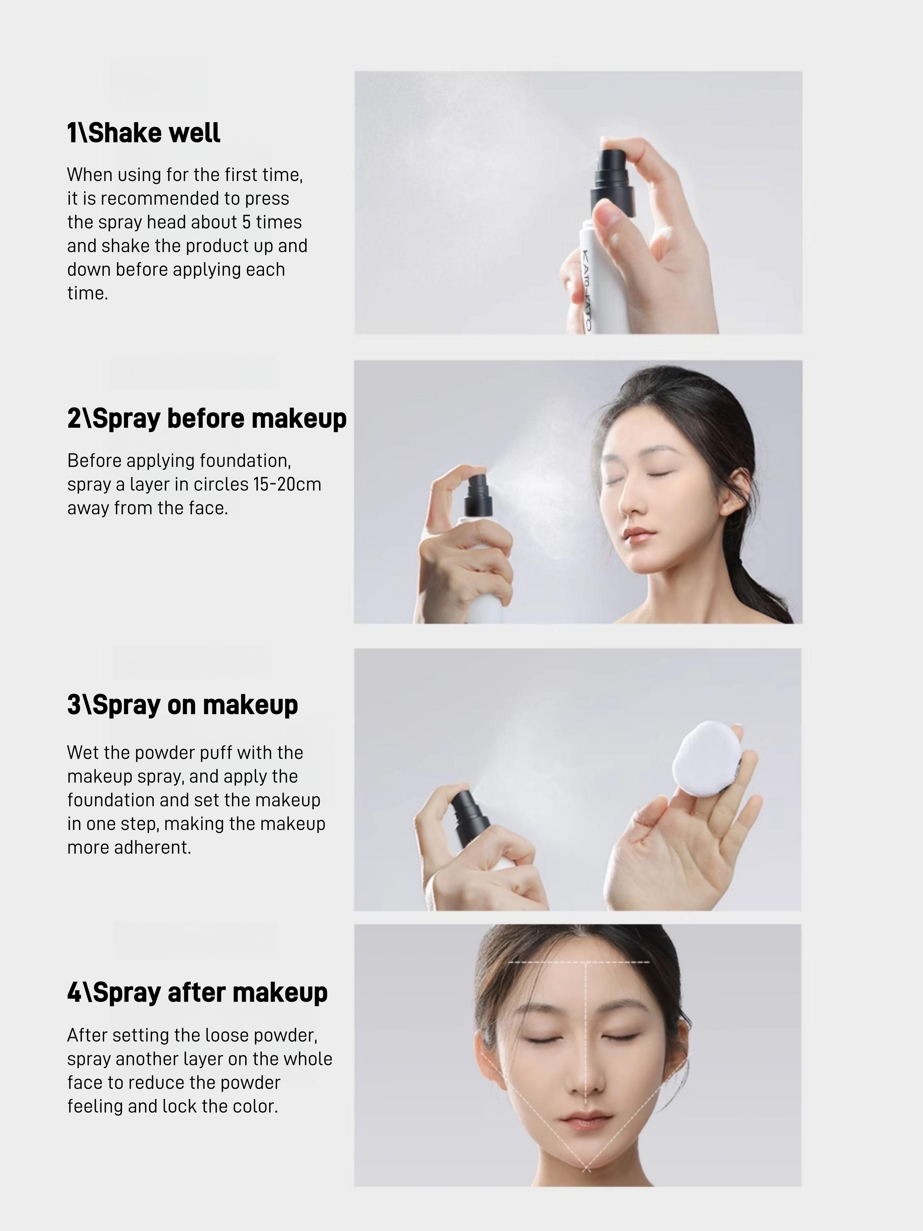 KATO-KATO Misty Project Makeup Setting Spray 100ml