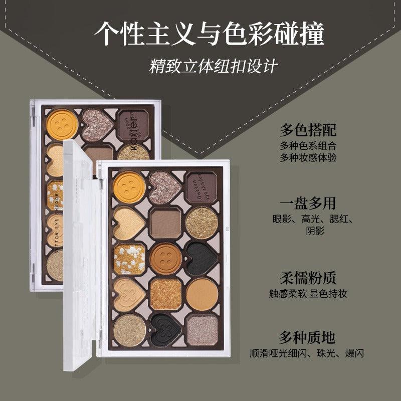 Button Series Eye Palette 15 Colors 12g
