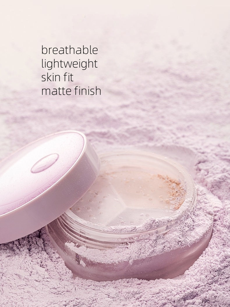 MEIKING Wild Rose Tricolor Blurring Setting Powder 7g