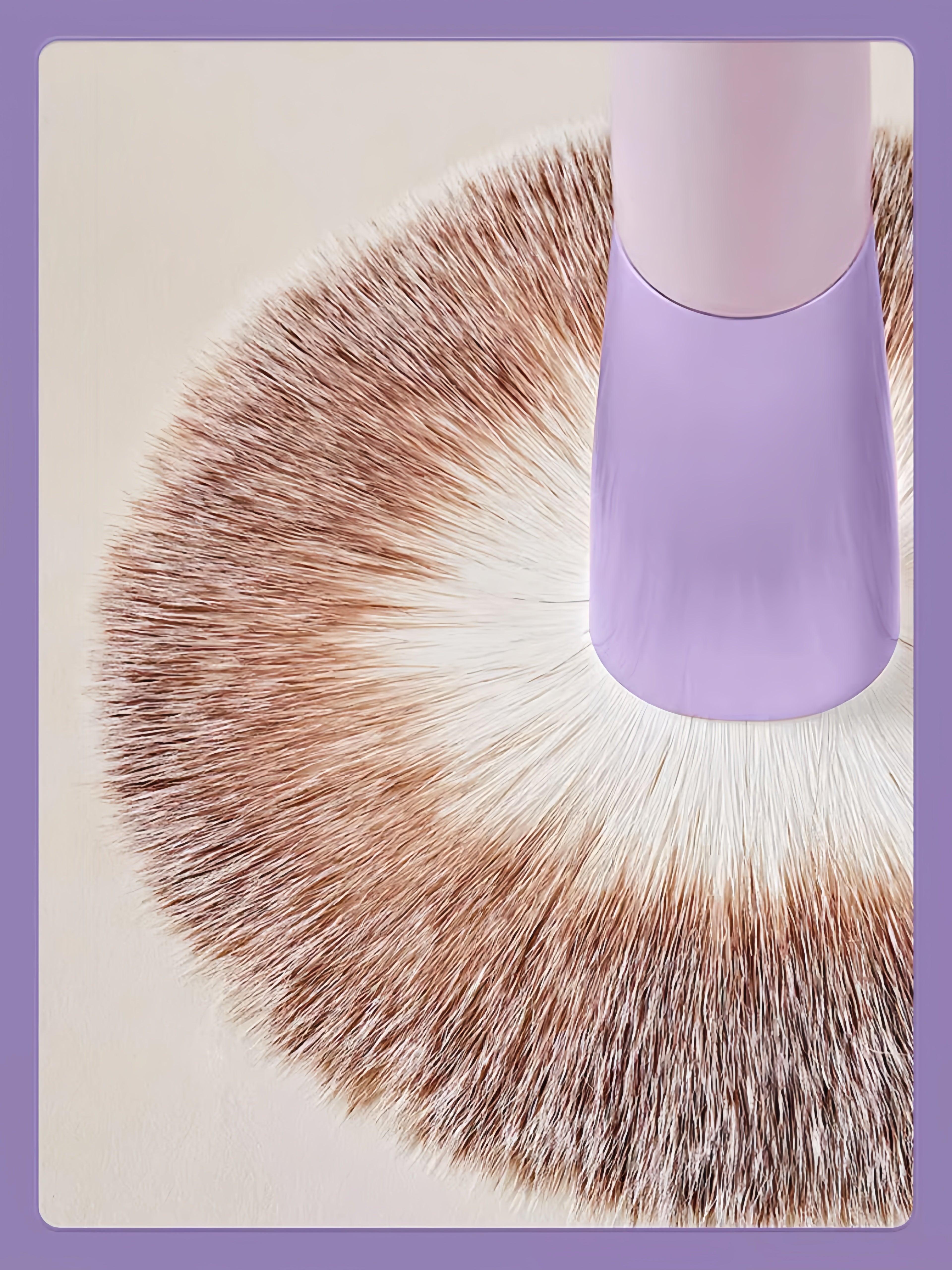 Rownyeon Grape Purple Makeup Brush Set 13 in With Bag