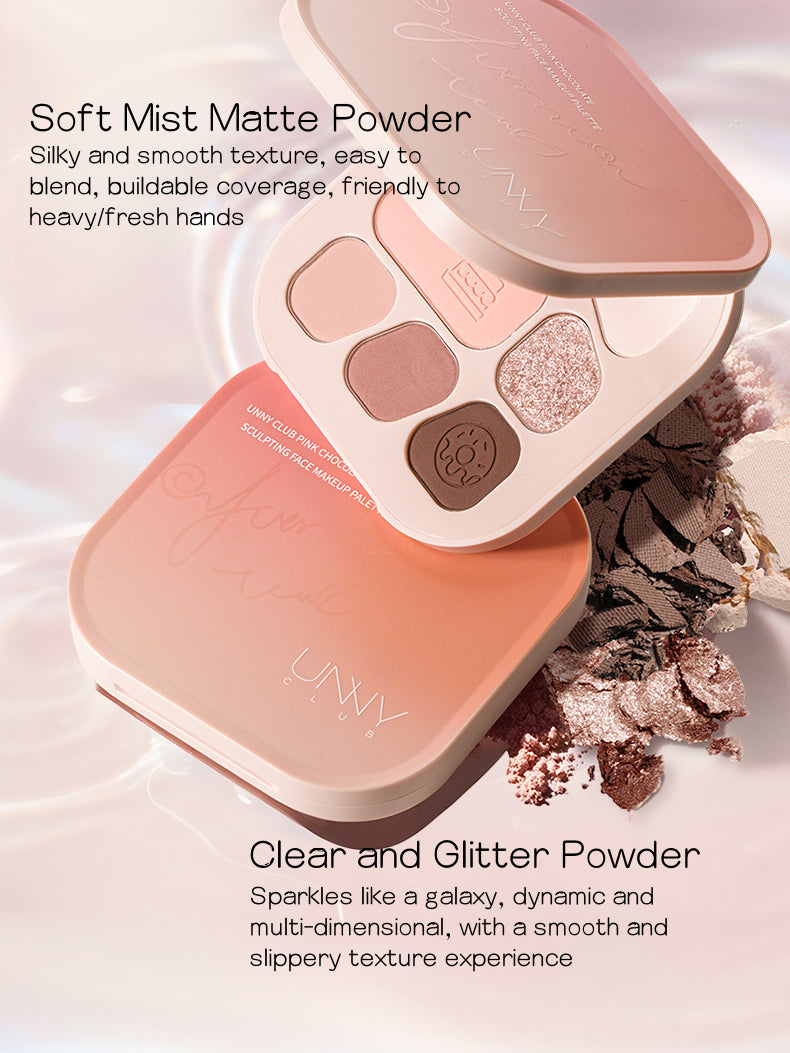 Pink Chocolate Sculpting Face Makeup Palette 9.5g