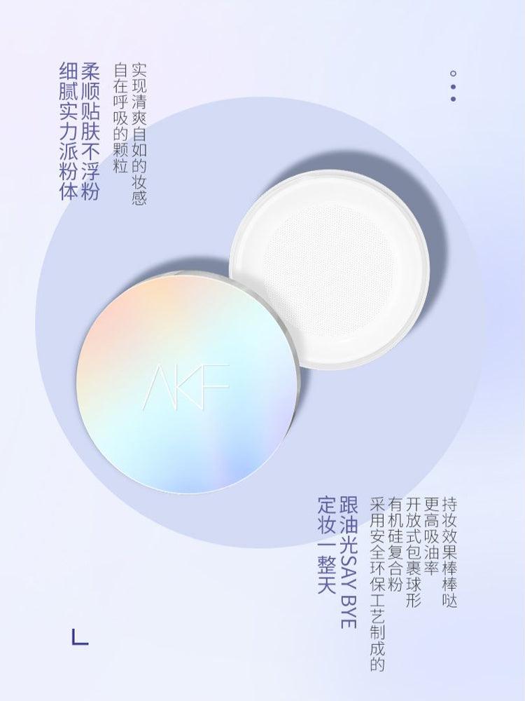 【NEW! 01-04】AKF Oil Control Powder Setting Powder AKF001 - Chic Decent