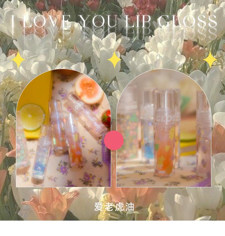 FLORTTE I Love You Lip Gloss Lip Care FLT037 - Chic Decent