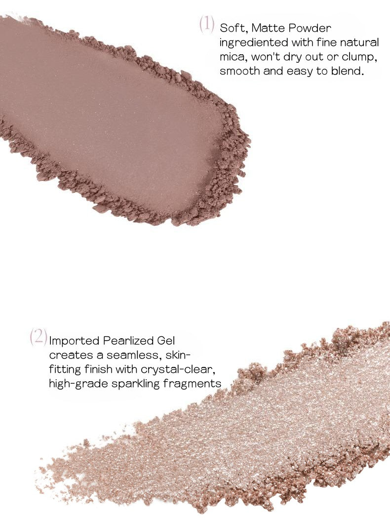 [#07 Pink Mist lsle ] Joocyee 12 Shades Eyeshadow Palette 14g