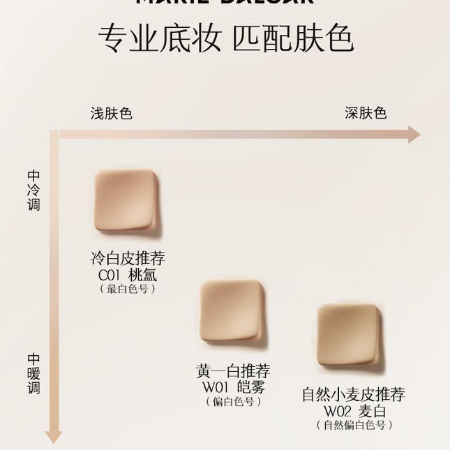 Marie Dalgar Seed Skin Fitting Longwear Foundation Cushion MD001 - Chic Decent
