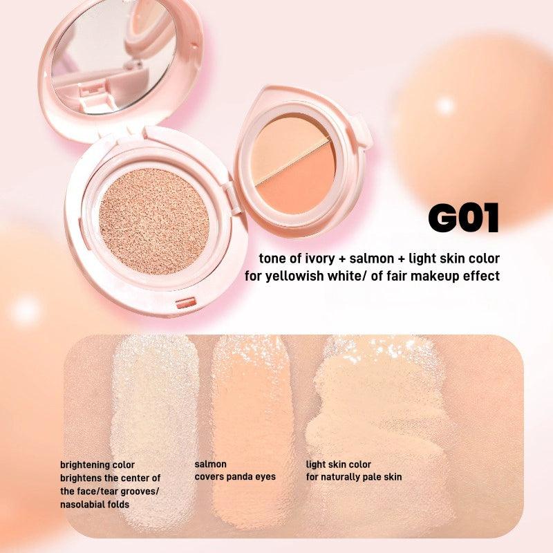 GOGO TALES 戈戈舞瓷色光凝遮瑕膏+气垫霜 18g