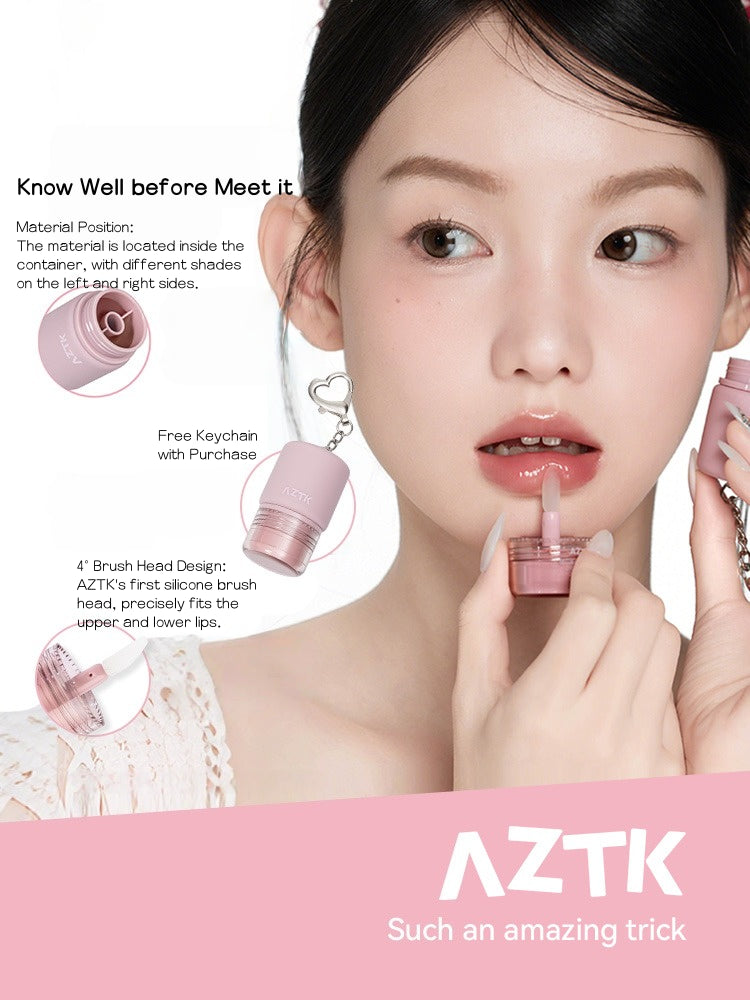 AZTK Carry Me Duo Color Glow Lasting Lip Jello 5g