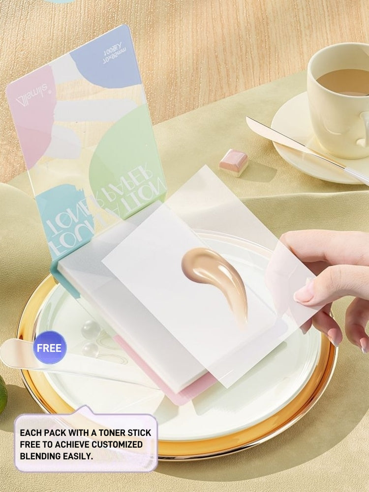 Allsmile 一次性粉底纸 100 张