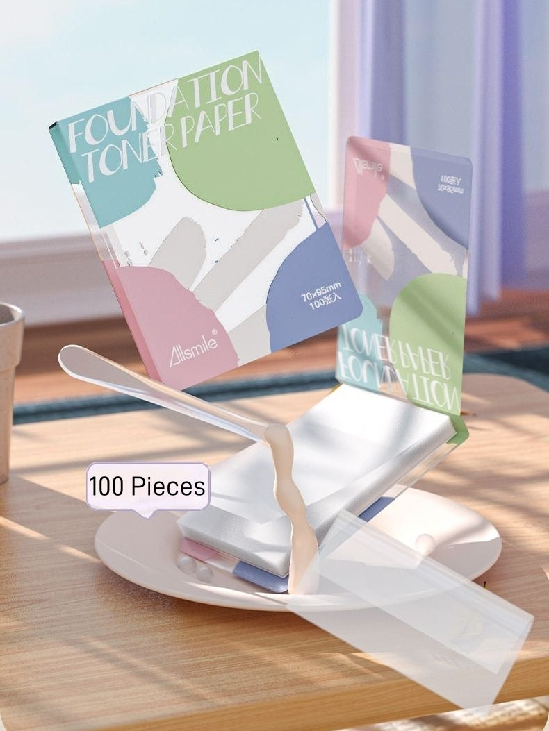 Allsmile - Disposable Foundation Toner Paper 100 Sheets