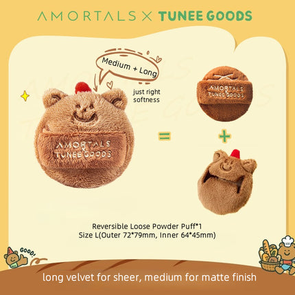 AMORTALS - TUNEE GOODS Reversible Loose Powder Puff
