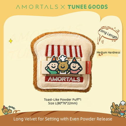 AMORTALS - TUNEE GOODS Toast-Like Powder Puff