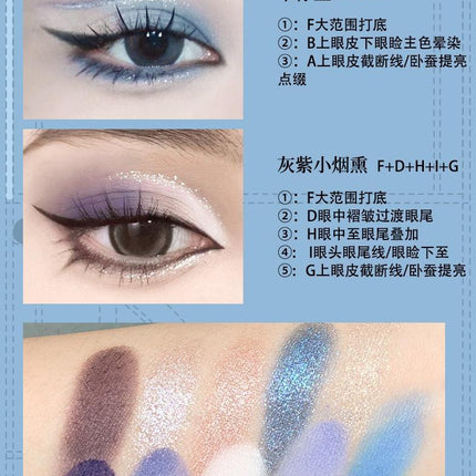 BIYA - 10 Colors Eyeshadow Palette 15g