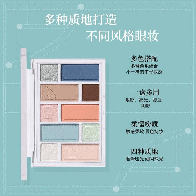 BIYA - 10 Colors Eyeshadow Palette 15g