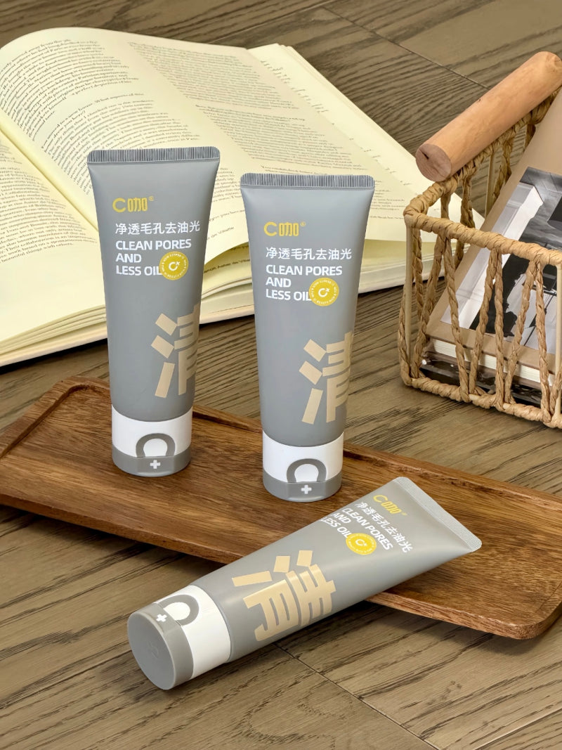 C+ Beauty Amino Acid White Clay Cleansing Double Tubes Cleanser 80g