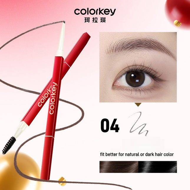 Colorkey - Dual Ends Eyebrow Pencil Lucky Snake 70mg