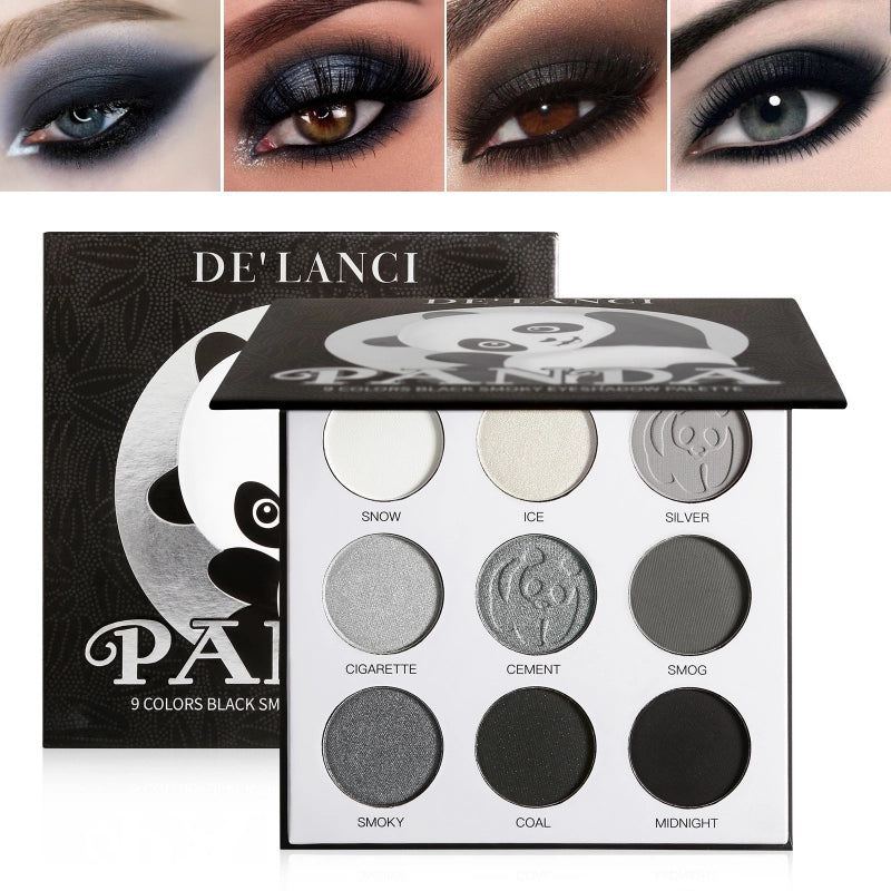 De'Lanci panda palette 9 colors eyeshadow 20g