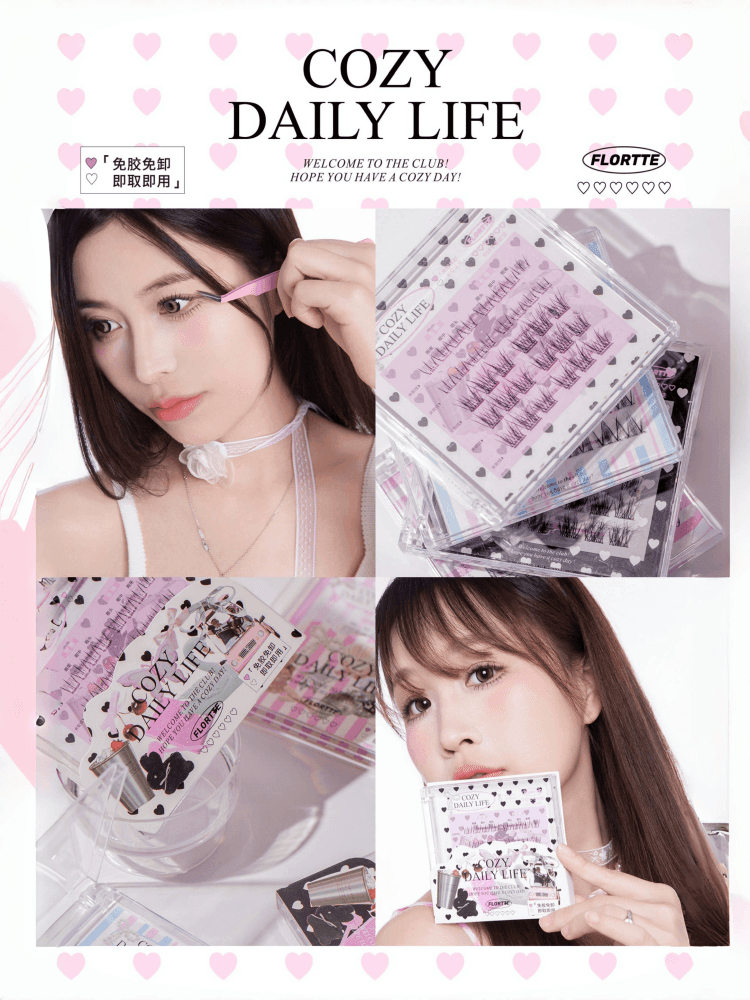 Flortte Cozy Daily Life 无胶假睫毛