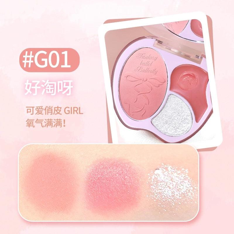 GOGO TALES Blush Highlight Palette 9g