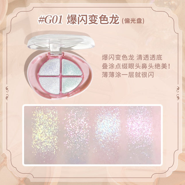 GOGOTALES - Glittering Colourful Eyeshadow Palette 4.8g