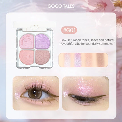 GOGOTALES - Velvet Secret Language Eyeshadow Palette 6.4g