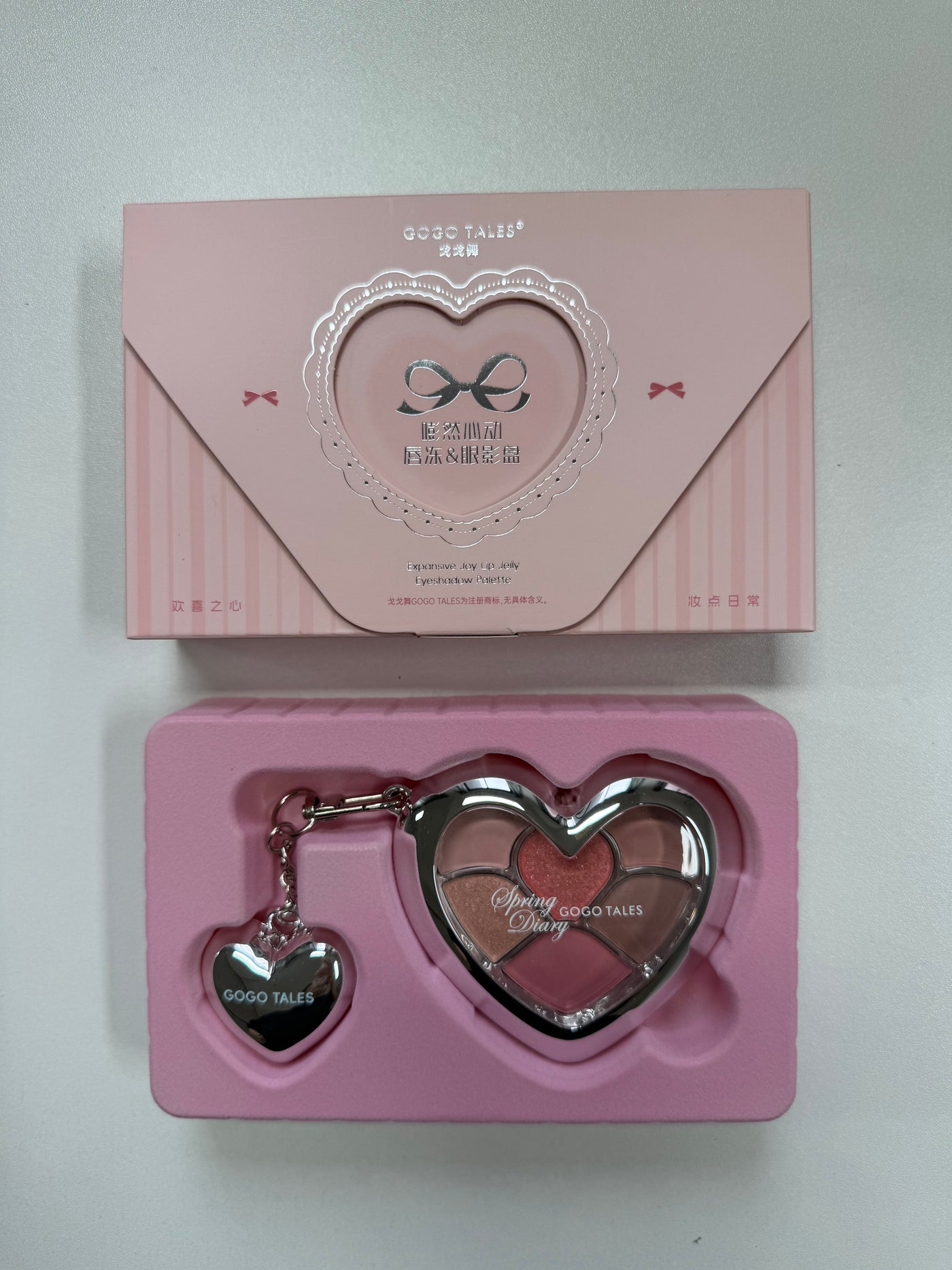 GOGOTALES - Heart 2 Heart Lip Jelly Eyeshadow Palette 6.5g
