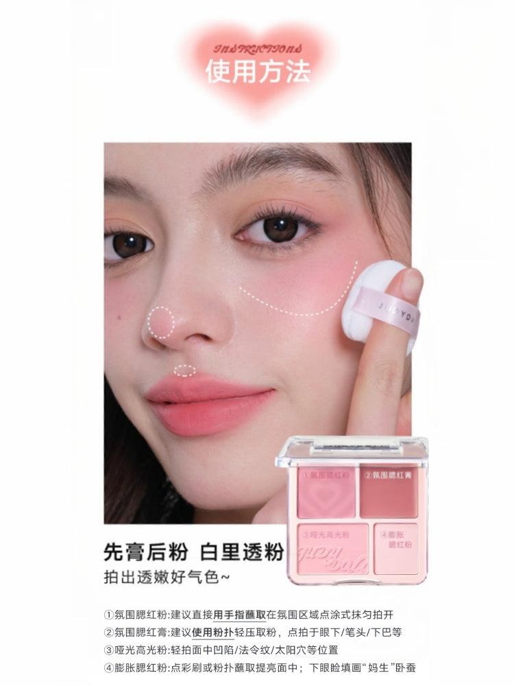 Judydoll Blush N Highlight Palette 9g