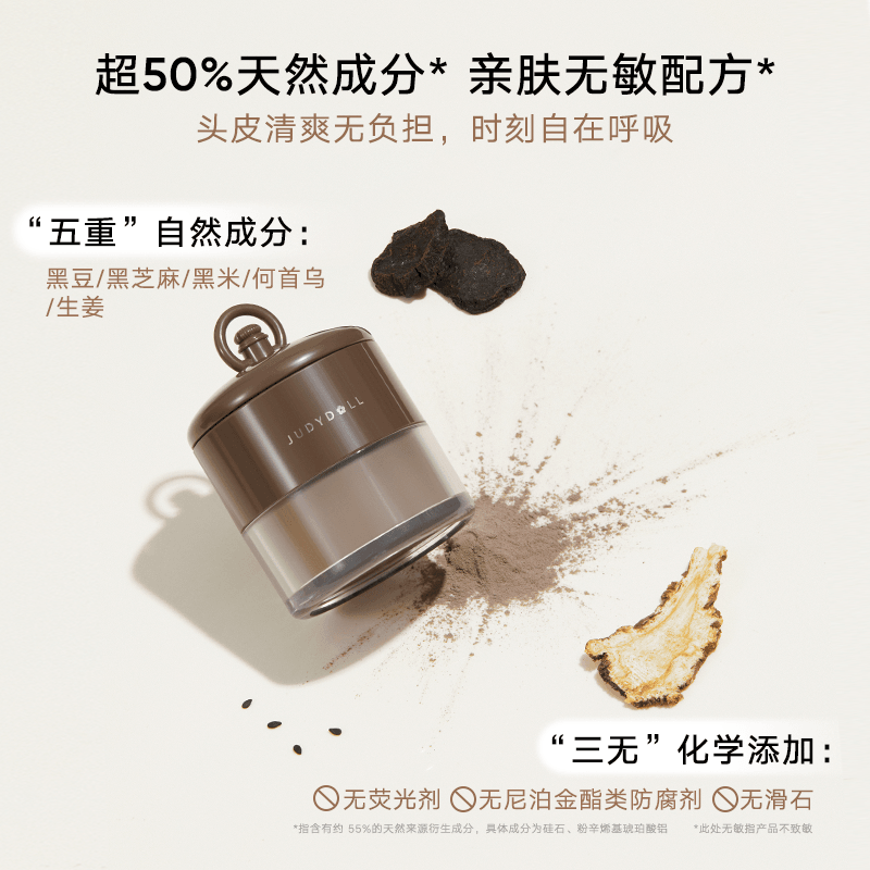 Judydoll 橘朵发际线补色蓬蓬粉 12g