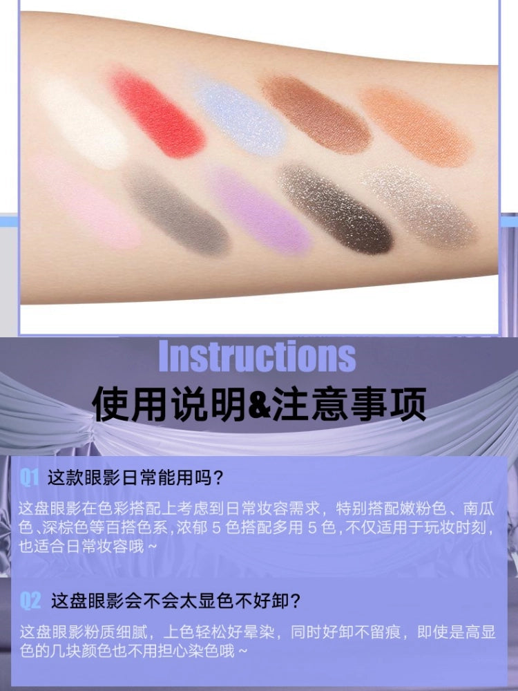 Judydoll 10 Colors Eyeshadow All Saints' Day 2024V. 11g