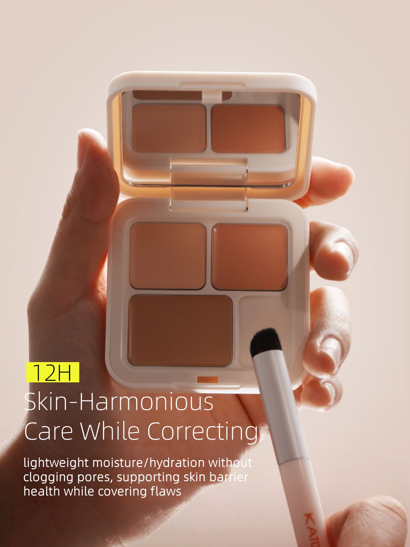 KATOKATO - [Woven Me] Fancy Cheese Nude Wear Concealer Palette 5g