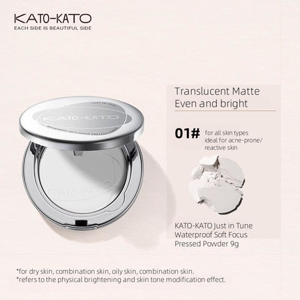 KATOKATO - Just in Tune Waterproof Soft Focus Pressed Powder 9g