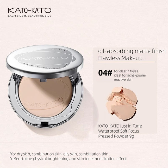 KATOKATO - Just in Tune Waterproof Soft Focus Pressed Powder 9g