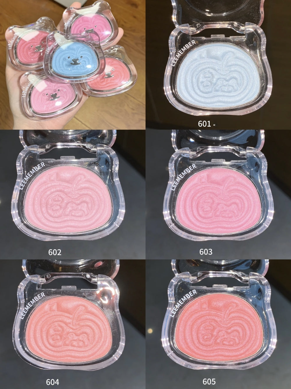 LEEMEMBER - Satin Finish Multi Purpose Highlight Blush 5g
