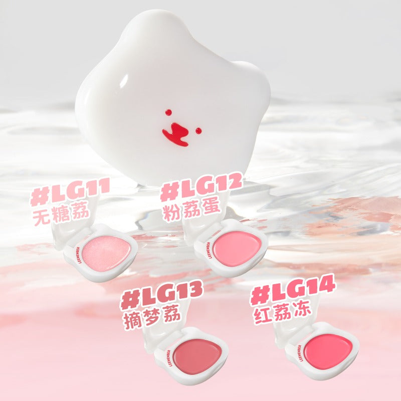 LEEMEMER 荔萌夏季限定/小熊系列水光腮红多用膏 4g