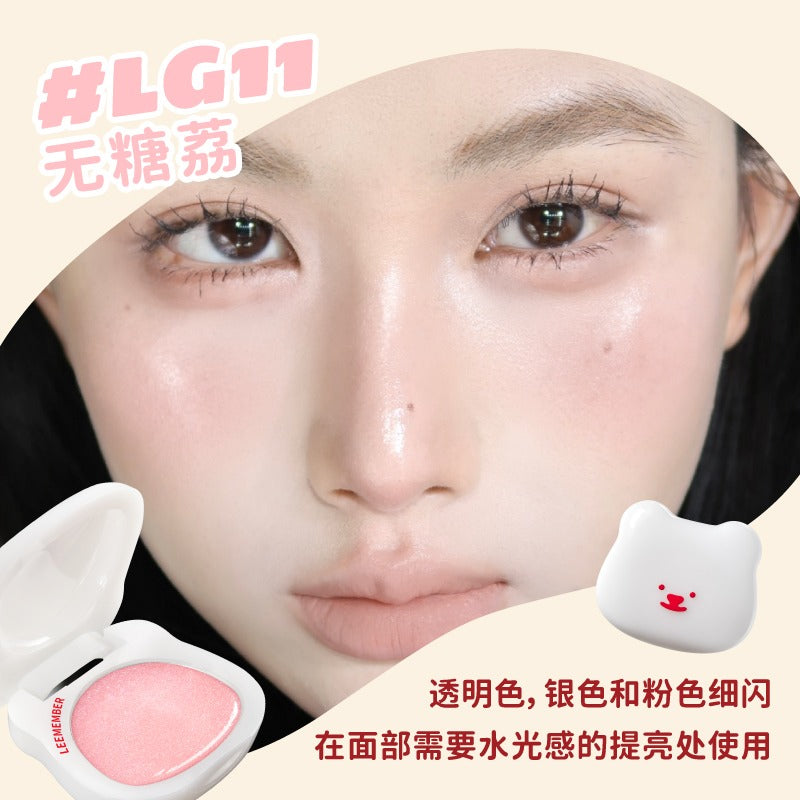 LEEMEMER 荔萌夏季限定/小熊系列水光腮红多用膏 4g
