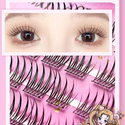 LISHU - POP Girls Makeup Glue Free False Eyelashes 48