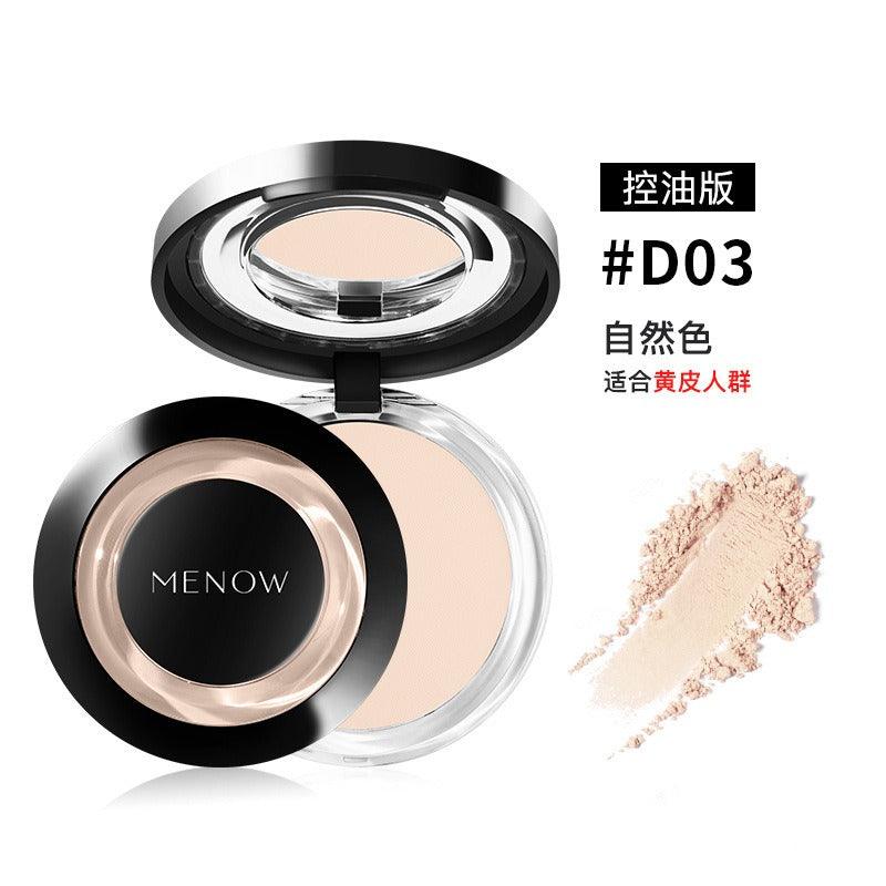 MENOW 美诺哑光薄纱定妆粉饼 F16008D/F16008B 9.5g/10g