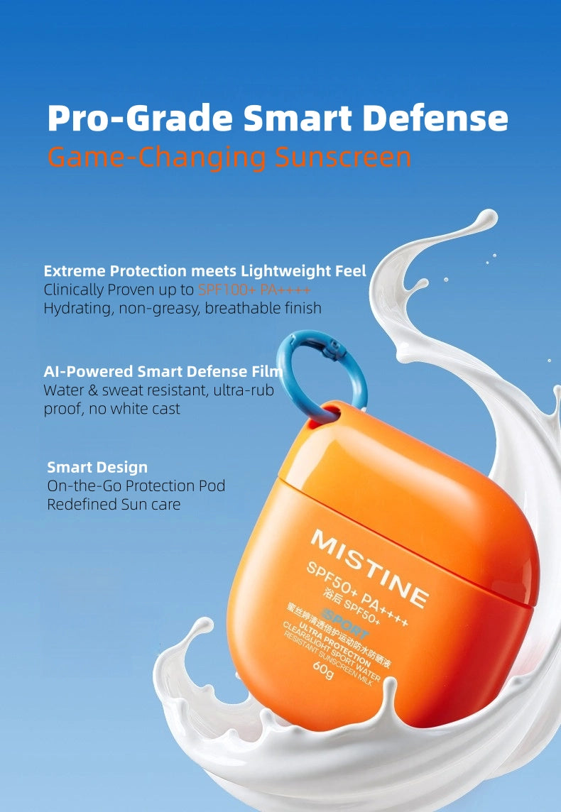 MISTINE - Ultra Protection Clear and Light Sport Water Resistant Sunscreen Milk 40g
