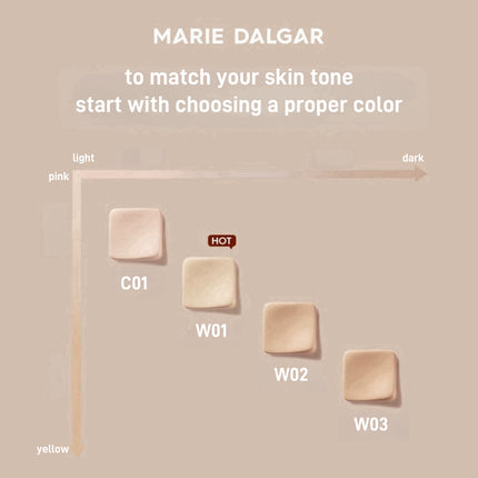 Marie Dalgar- Part of Skin Long Wear Cream Foundation 20g