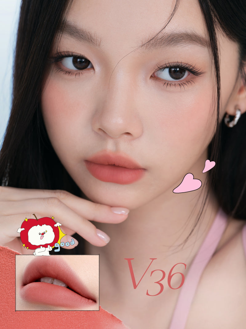 Mooekiss - Apple Dog Velvet Lip Mud 3g