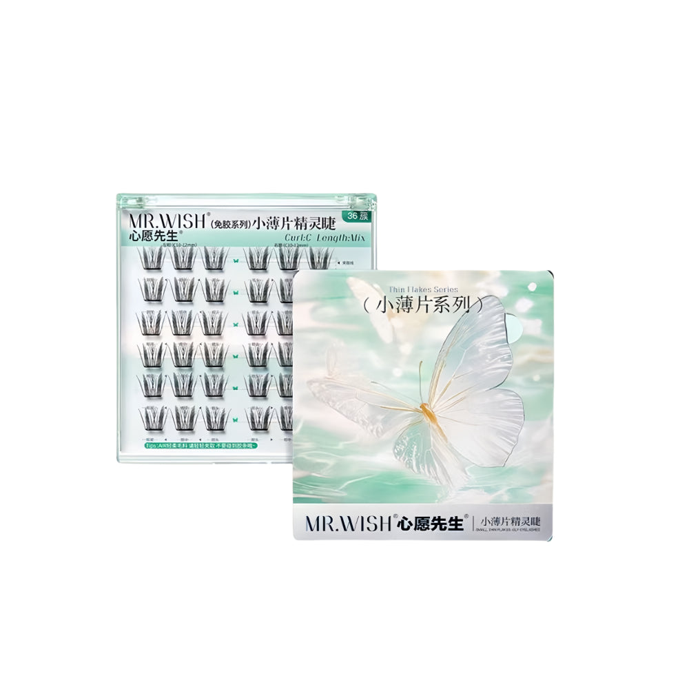 Mr. Wish 薄片无胶假睫毛蝴蝶款 10-12 毫米