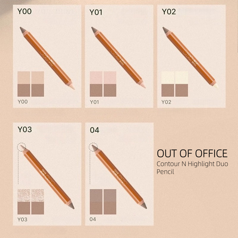 OUTOFOFFICE Contour N Highlight Duo Pencil