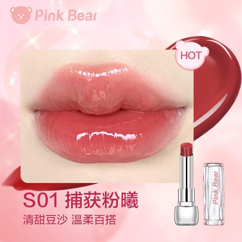 PINK BEAR 糖彩唇膏 保湿润唇膏 3.2g