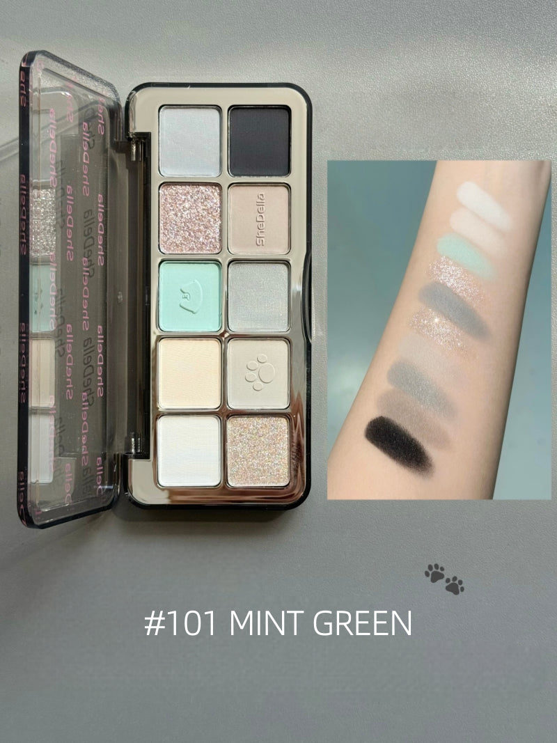 Shedella Cat Series 10 Colors Eyeshadow 14g