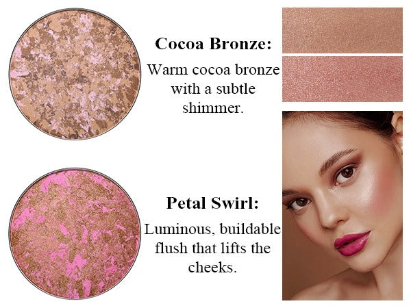 10 Color Baked Beauty Face Palette 17.44g