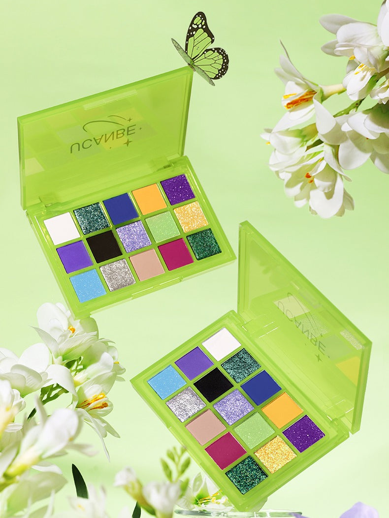 UCANBE - 15 Colors Eyeshadow Palette Super Pixel 720mg*15