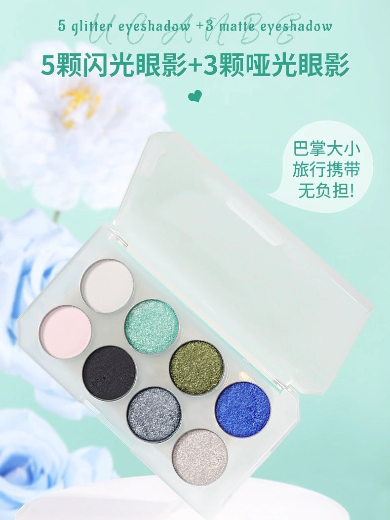 UCANBE 8 Colors Eyeshadow Palette Kyanite 5.6g